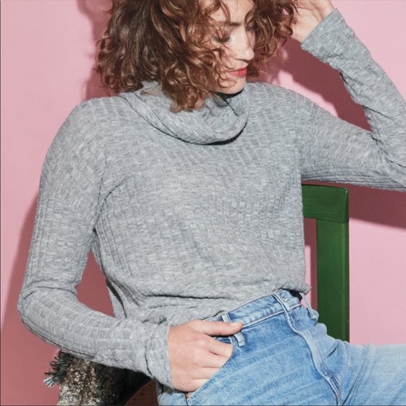 bp Tops - BP Cowl Neck Ribber Sweater